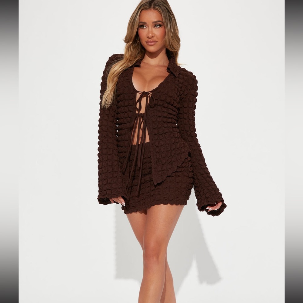 2-Piece Bubble Skirt Set